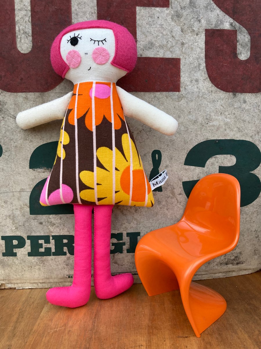 Rosie Dolly the Handmade Cloth Doll Reserved for Alvaro