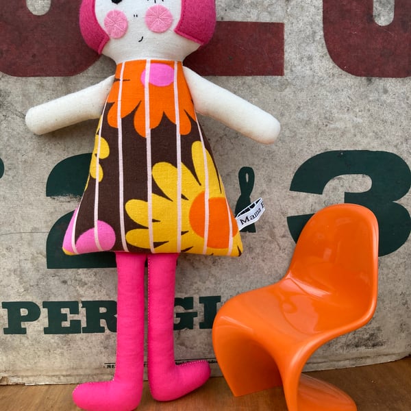 Rosie Dolly the Handmade Cloth Doll Reserved for Alvaro