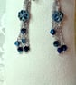 Royal Blue Glass Earrings - Image 7
