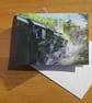 STEAM RAILWAY Art Greeting Card- LMS Royal Scot- Train Birthday Card- 7x5 Blank - Image 5