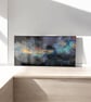 Abstract rivers one , fluid acrylic canvas  - Image 2