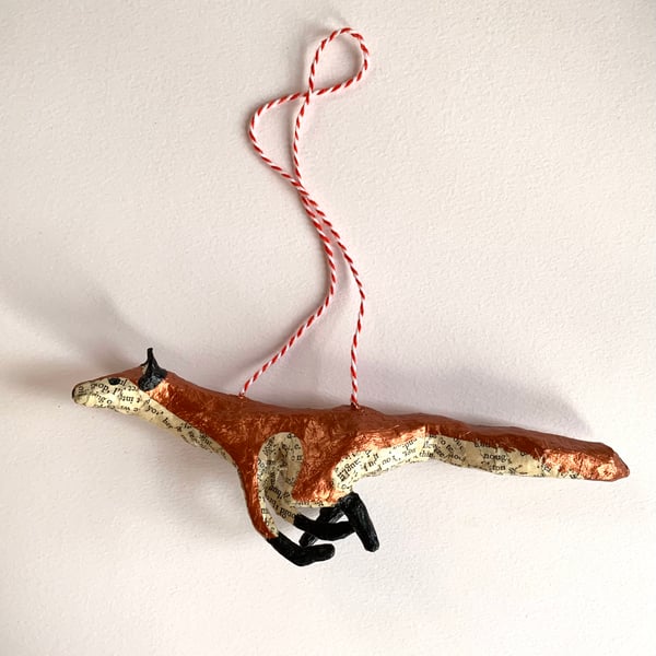 Handmade Paper Fox - MADE TO ORDER
