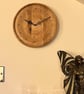 Oak Wooden Wall Clock - Image 2