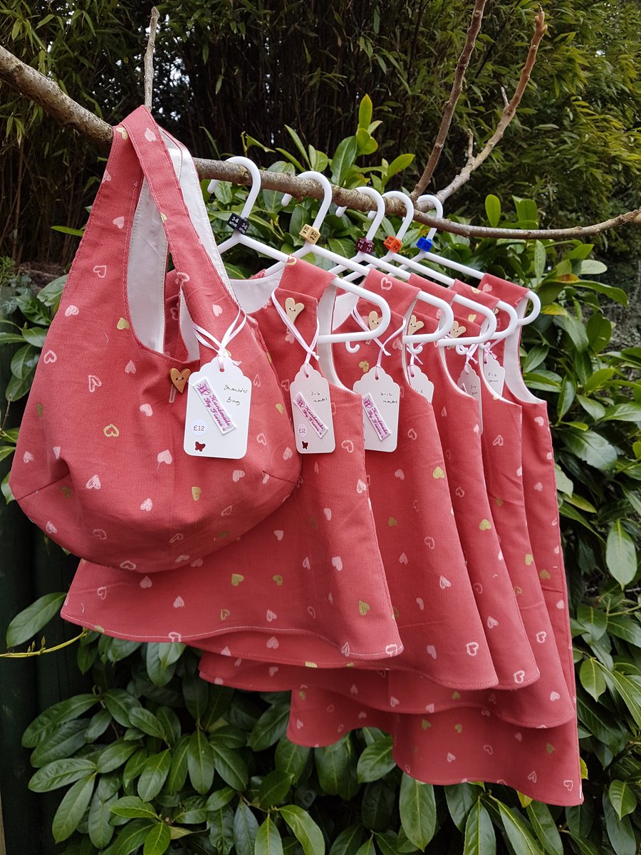 Age: 1-2y. Coral Heart Needlecord dress. 