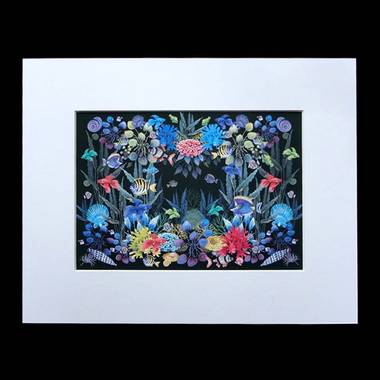 Coral Reef Art Print and Mount 