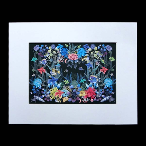 Coral Reef Art Print and Mount 