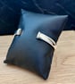 "Reflections" - Heavy Sterling Silver Cuff - 60g - Made to any size 8mm x 4mm - Image 3