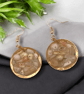 Copper Geode Peruvian Opal Earrings - Free Postage - Image 3