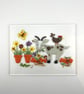 Fused glass goat picture - Image 2
