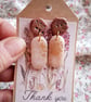 CLEARANCE! polymer clay earrings handmade- reduced-no 37 - Image 2