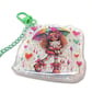 Rainbow Bag Charm, Handmade in Resin with PomPom - Image 8