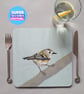 Super Seconds Festival, Goldcrest placemat, garden bird placemats