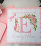 Personalised Flopsy Rabbit Birthday Card, Peter Rabbit Birthday Card - Image 2