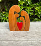 Handcrafted Family Group - Mum Dad and their Two Children