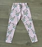 Pale Pink straight leg Reindeer Leggings 4 years only left