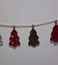 Christmas tree fabric bunting - Image 1