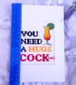 Cheeky Cocktail Birthday Card, Rude Hand Embroidered Greeting Card, Funny Card - Image 8