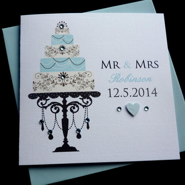 Wedding Cake Personalised Card