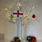 England St George Flag - small stained glass