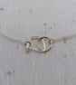 Minimalist 14ct Filled Gold & Sterling Silver Wire Linked Necklace - Image 3