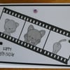 Film Roll Birthday Card - Cat and Dog