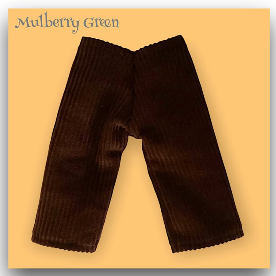 Reserved for Tina - Brown Corduroy Trousers 