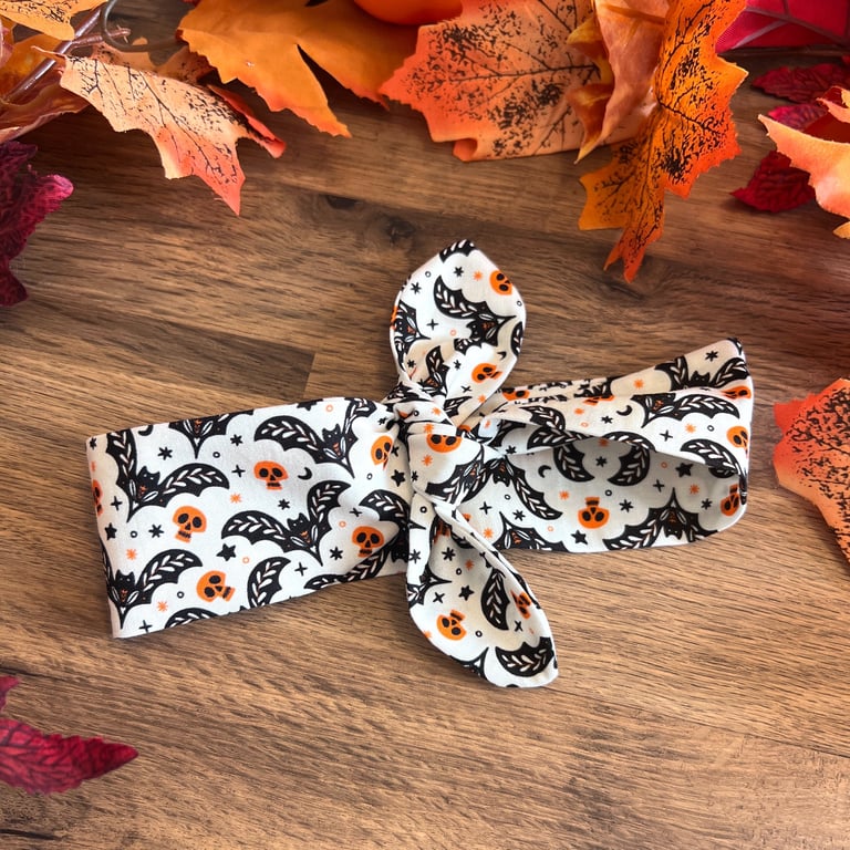 Handmade Dog Necktie - Bats
