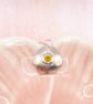 Yellow Sapphire Silver Pendant Handmade  - Image 1