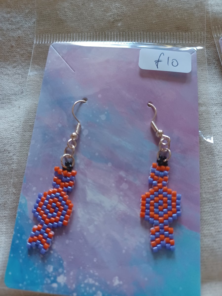 Beaded Trick Or Treat Sweets Earrings 