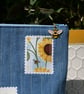 Sunflowers and bees make-up bag - Image 2