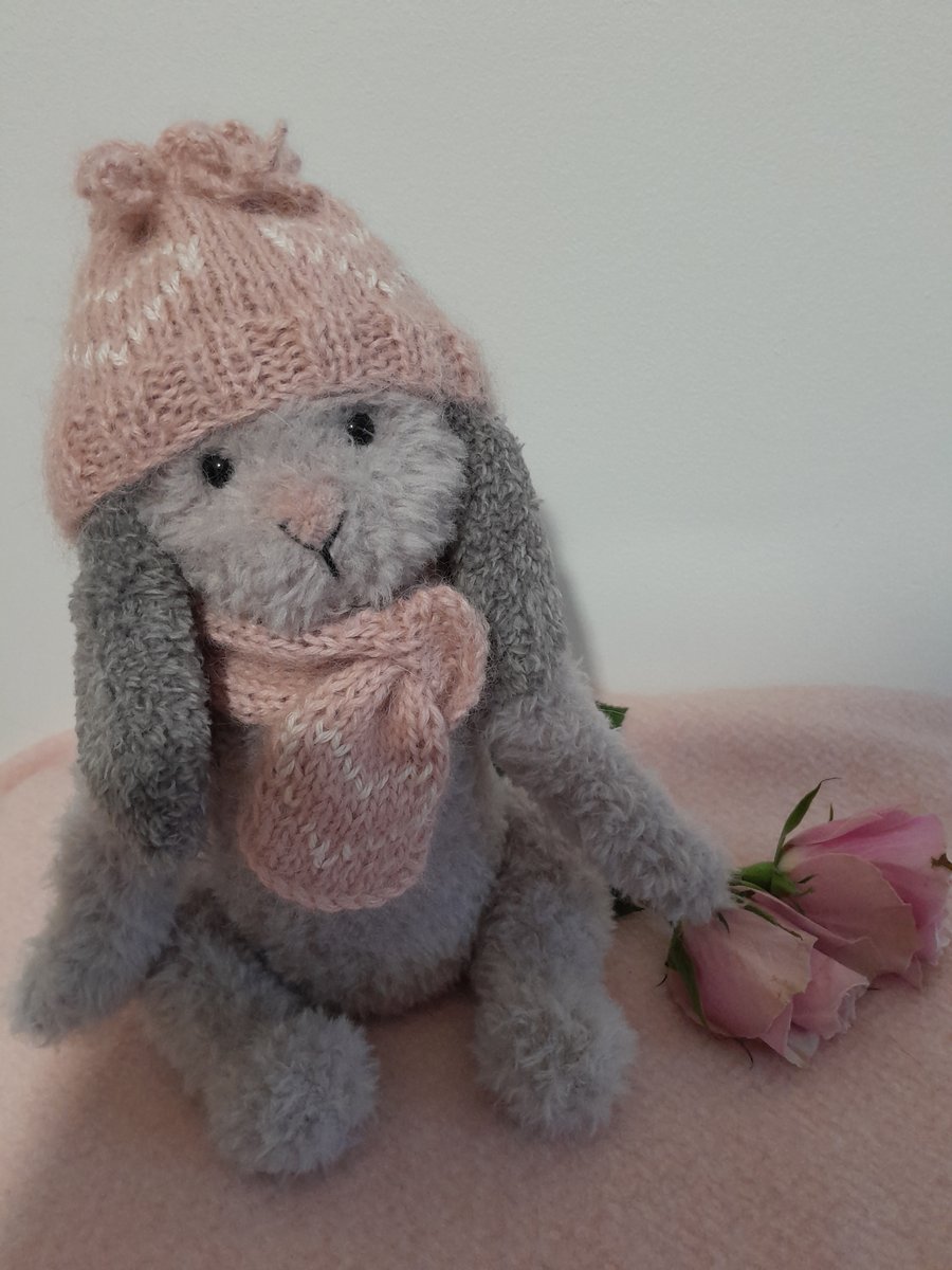 Knitted Plush Bunny 