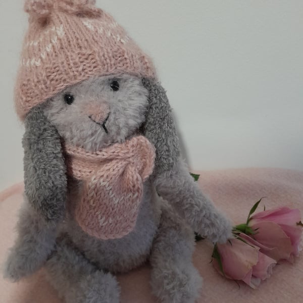 Knitted Plush Bunny 
