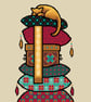 312 - Princess and the Purr Cross Stitch Pattern: Cat on the cushions (PDF Chart - Image 3