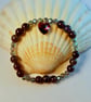 Sage Amethyst & Faceted Glass Bracelet With Swarovski Heart - Handmade In Devon - Image 6