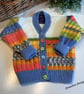 Luxery Baby Hand Knitted Cardigan  9 -18 months size