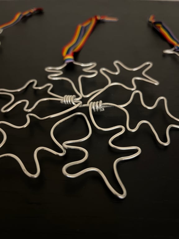 Snowflake tree or window decoration 