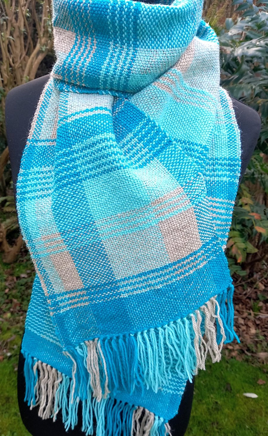 Handwoven Wool Alpaca Scarf