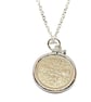 1956 70th Birthday Anniversary sixpence coin pendant plus 18inch SS chain gift - Image 1