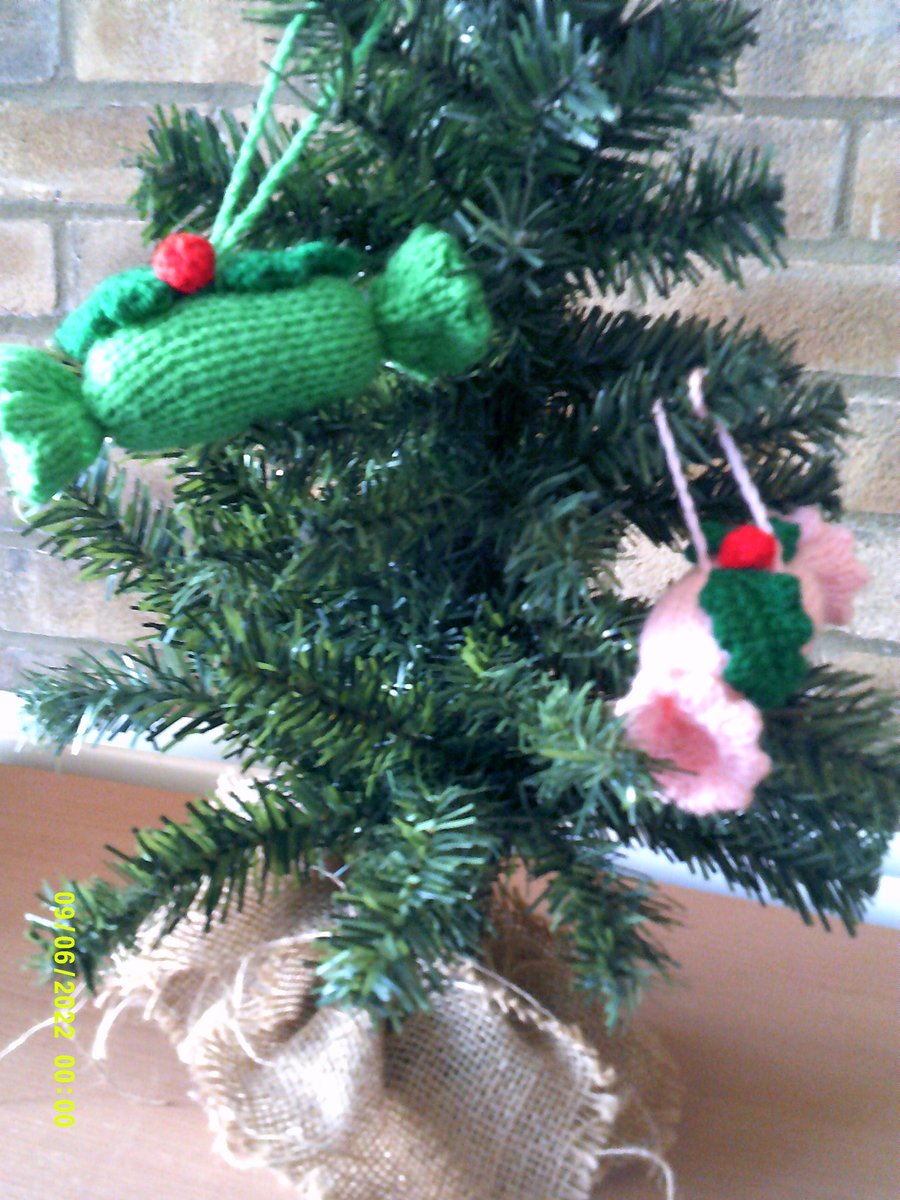 Christmas Cracker Decoration - set of 2