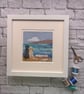 Stitched textile seascape picture…Love is a four legged word - Image 5