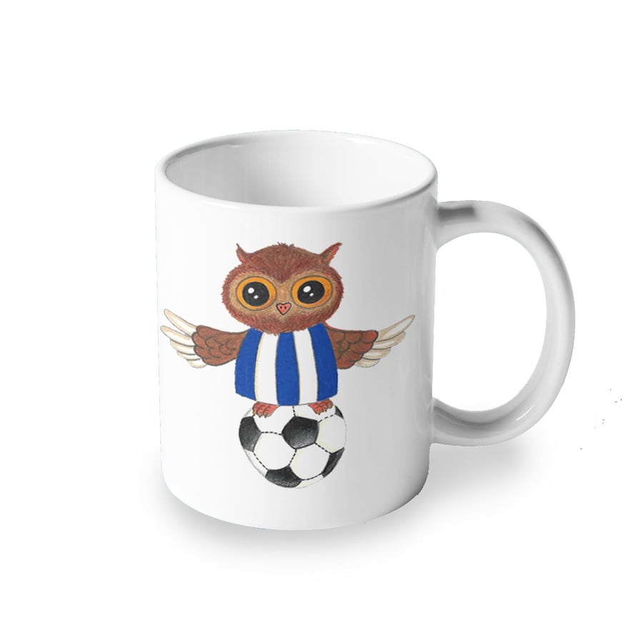 Ozzy owl mug for Sheffield Wednesday fans