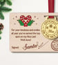 Wooden Nice List Medal