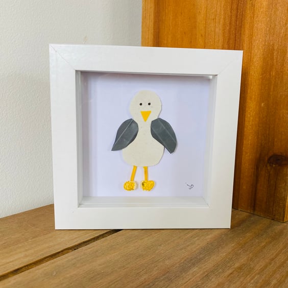 Framed Beach Seagull