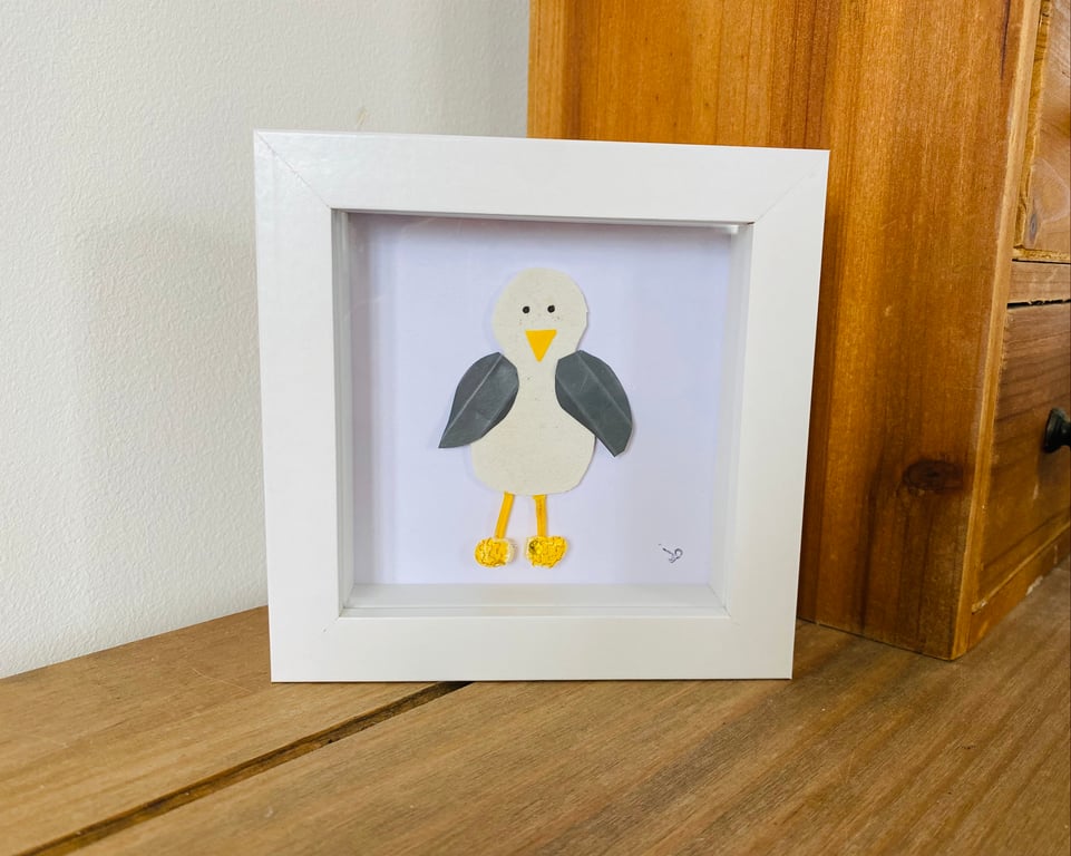 Framed Beach Seagull