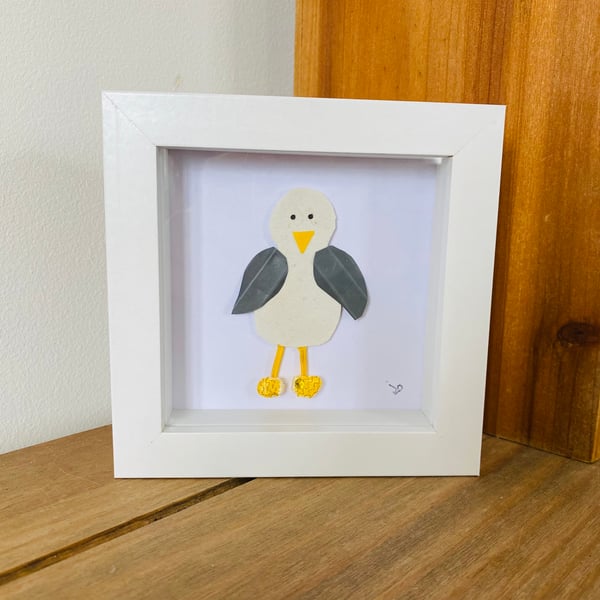Framed Beach Seagull
