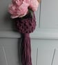 Eco Cotton Macramé Hanging Basket Plant Pot Holder