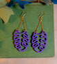 Laser Cut Monstera Earrings - Image 7