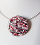 ROCKY ROAD POLYMER CLAY NECKLACE - FREE SHIPPING  - Image 2