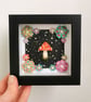 Fly Agaric Mushroom and Flowers - Original Low Relief Artwork - Image 10