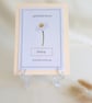 Birth Flower Keepsake Gift, Handmade Botanical Keepsake, Birthday Gift - Image 4
